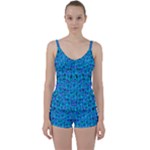 Blue In Bloom On Fauna A Joy For The Soul Decorative Tie Front Two Piece Tankini