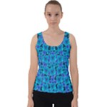 Blue In Bloom On Fauna A Joy For The Soul Decorative Velvet Tank Top