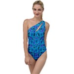 Blue In Bloom On Fauna A Joy For The Soul Decorative To One Side Swimsuit