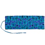 Blue In Bloom On Fauna A Joy For The Soul Decorative Roll Up Canvas Pencil Holder (M)