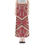 Abstract pattern geometric backgrounds   Full Length Maxi Skirt