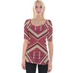 Abstract pattern geometric backgrounds   Wide Neckline Tee