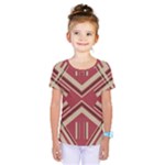 Abstract pattern geometric backgrounds   Kids  One Piece Tee