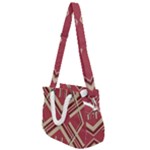 Abstract pattern geometric backgrounds   Rope Handles Shoulder Strap Bag