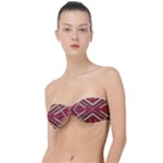 Abstract pattern geometric backgrounds   Classic Bandeau Bikini Top 