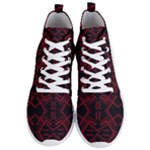 Abstract pattern geometric backgrounds   Men s Lightweight High Top Sneakers