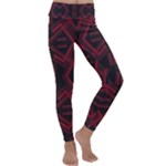 Abstract pattern geometric backgrounds   Kids  Lightweight Velour Classic Yoga Leggings
