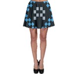 Abstract pattern geometric backgrounds   Skater Skirt