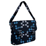 Abstract pattern geometric backgrounds   Buckle Messenger Bag