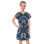 Abstract pattern geometric backgrounds   Kids  Drop Waist Dress