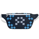 Abstract pattern geometric backgrounds   Waist Bag 