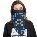 Abstract pattern geometric backgrounds   Face Covering Bandana (Triangle)