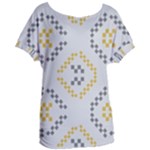 Abstract pattern geometric backgrounds   Women s Oversized Tee