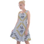 Abstract pattern geometric backgrounds   Knee Length Skater Dress