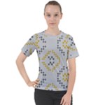 Abstract pattern geometric backgrounds   Women s Sport Raglan Tee