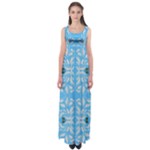 Folk flowers print Floral pattern Ethnic art Empire Waist Maxi Dress