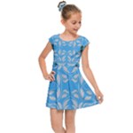 Folk flowers print Floral pattern Ethnic art Kids  Cap Sleeve Dress