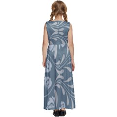 Kids  Satin Sleeveless Maxi Dress 