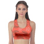 Folk flowers print Floral pattern Ethnic art Sports Bra