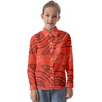 Folk flowers print Floral pattern Ethnic art Kids  Long Sleeve Shirt