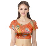 55 Short Sleeve Crop Top