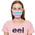 Trans Flag Stripes Cloth Face Mask (Adult)