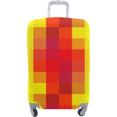 Pride Plaid Luggage Cover (Large) from ArtsNow.com