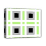 Agender Flag Plaid Deluxe Canvas 14  x 11  (Stretched)