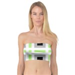 Agender Flag Plaid Bandeau Top