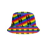 Double Black Diamond Pride Bar Bucket Hat (Kids)