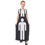 A Wordsearch For Our Times Kids  Short Sleeve Maxi Dress