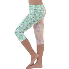 Kids  Lightweight Velour Capri Leggings  