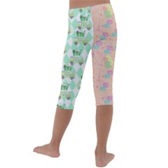 Kids  Lightweight Velour Capri Leggings  