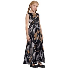 Kids  Satin Sleeveless Maxi Dress 