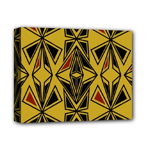 Abstract pattern geometric backgrounds   Deluxe Canvas 14  x 11  (Stretched) from ArtsNow.com