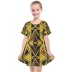 Abstract pattern geometric backgrounds   Kids  Smock Dress