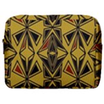 Abstract pattern geometric backgrounds   Make Up Pouch (Large)