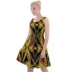 Abstract pattern geometric backgrounds   Knee Length Skater Dress