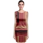 Abstract pattern geometric backgrounds   Classic Sleeveless Midi Dress