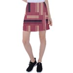 Abstract pattern geometric backgrounds   Tennis Skirt