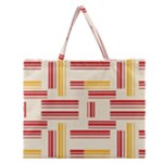 Abstract pattern geometric backgrounds   Zipper Large Tote Bag