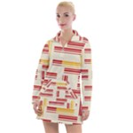 Abstract pattern geometric backgrounds   Women s Long Sleeve Casual Dress