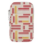 Abstract pattern geometric backgrounds   Waist Pouch (Small)