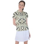 Folk flowers print Floral pattern Ethnic art Women s Polo Tee