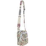 Folk flowers print Floral pattern Ethnic art Shoulder Strap Belt Bag