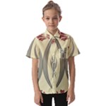 Folk flowers print Floral pattern Ethnic art Kids  Short Sleeve Shirt