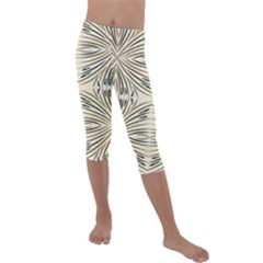 Kids  Lightweight Velour Capri Leggings  