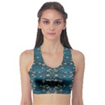 Waterlilies In The Calm Lake Of Beauty And Herbs Sports Bra