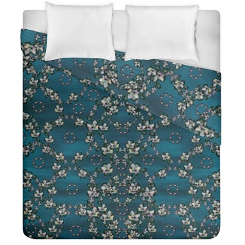 Waterlilies In The Calm Lake Of Beauty And Herbs Duvet Cover Double Side (California King Size) from ArtsNow.com