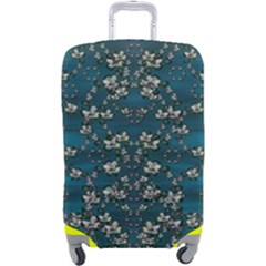 Waterlilies In The Calm Lake Of Beauty And Herbs Luggage Cover (Large) from ArtsNow.com